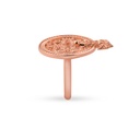 Sumood's Rose Gold-Plated Silver Ring (SC9)