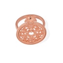 Sumood's Rose Gold-Plated Silver Ring (SC9)