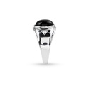Men Ring, Black Stone (SR06157A)