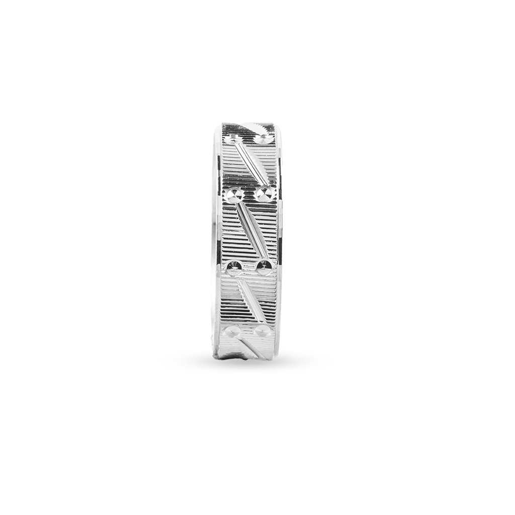 Men Silver Engagement Ring (MER52)