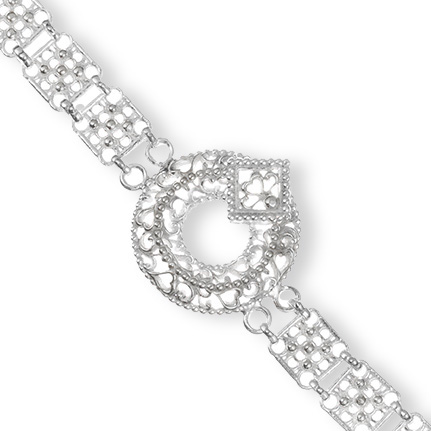 Omani Silver Bracelet & Ring (OBRS50) 