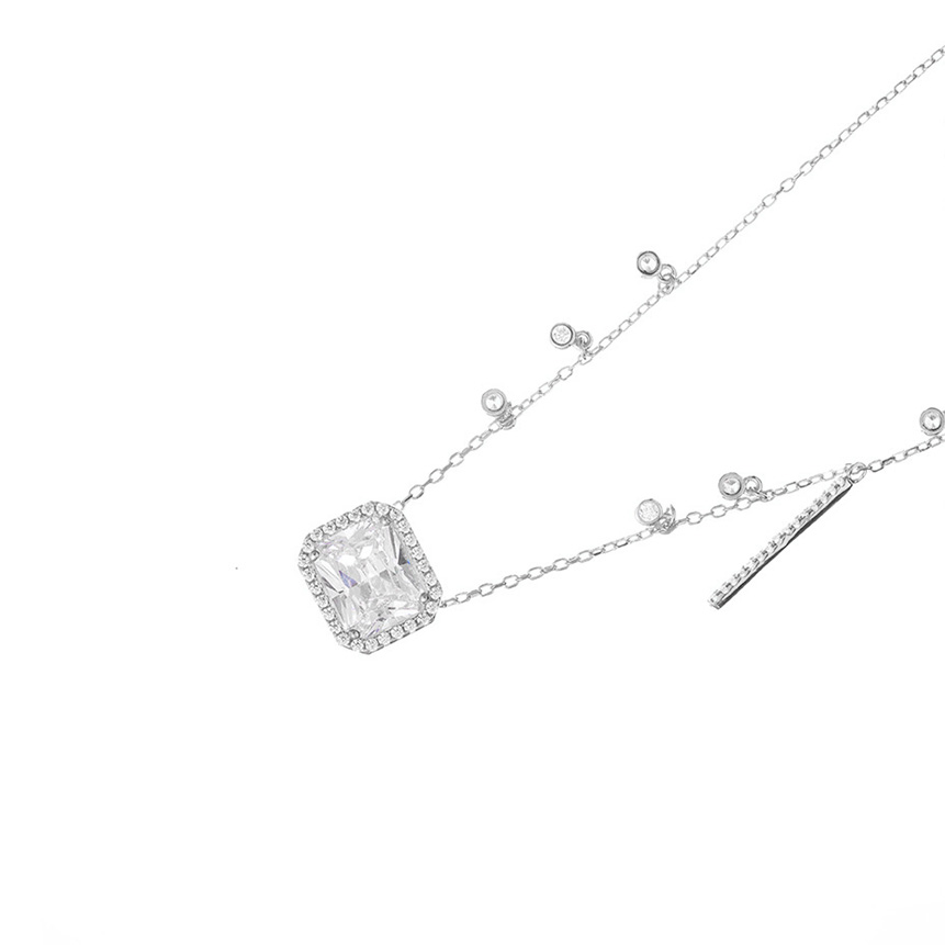 Zircon Silver Choker (ZC54)
