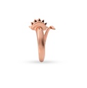 Zayan's Rose Gold Plated - Silver Ring - Single (ZC45)
