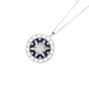 Ahad Silver Necklace - Large ( AH 1)