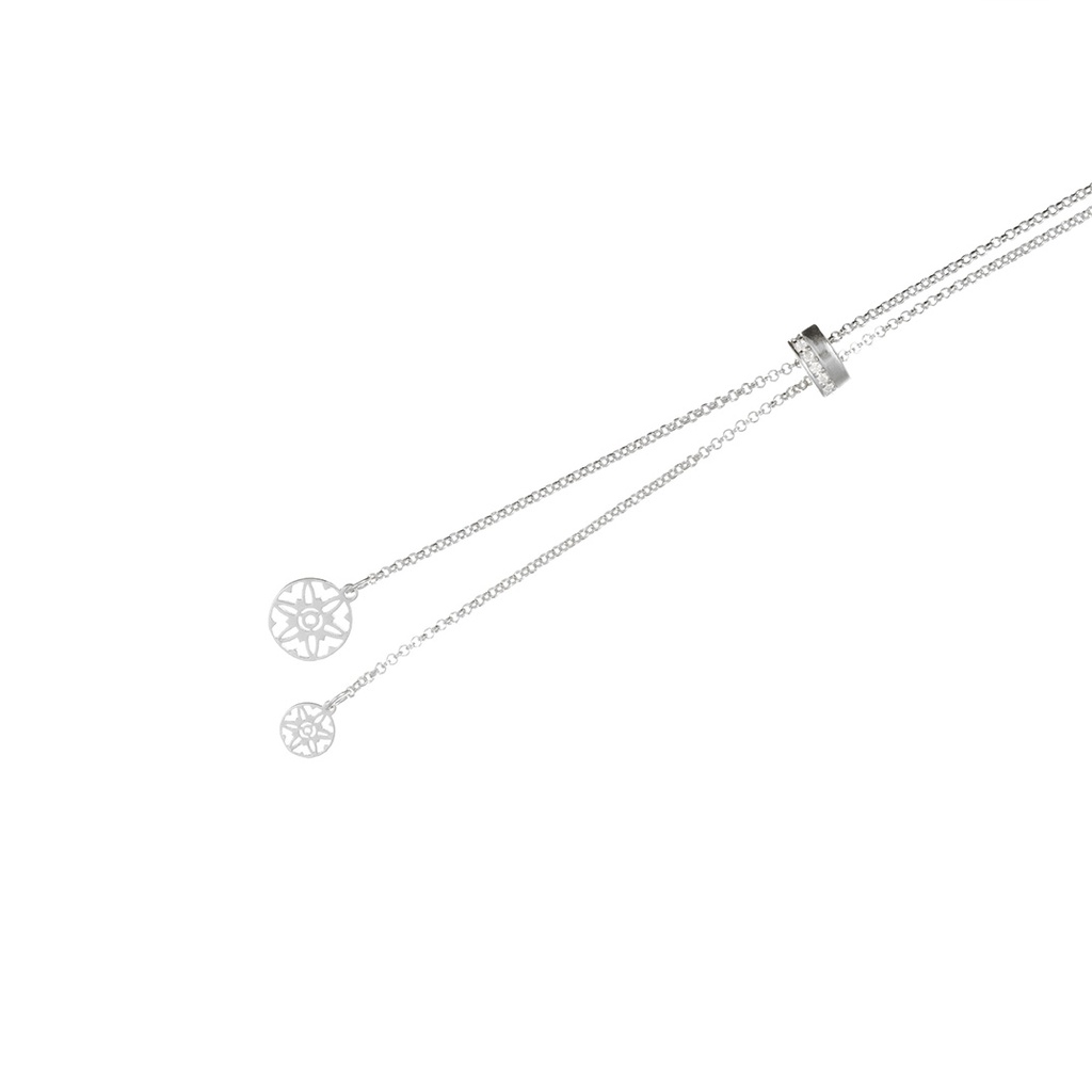 Ahad Silver Necklace - Large ( AH 1)
