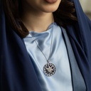 Ahad Silver Necklace - Large ( AH 1)