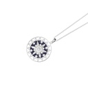 Ahad Silver Necklace - Small ( AH 2 )