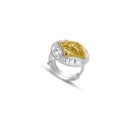 Omani Silver Bracelet & Ring, partially gold plated (OBRS175)
