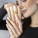 Spiky's Gold-Plated Silver Ring (SPC7)