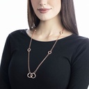 Mushawak's Rose Gold-Plated Silver Necklace - Large (MC15)