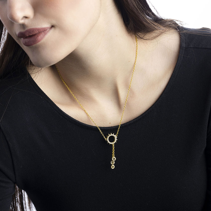 Mushawak's Gold-Plated Silver Necklace - Small (MC19)