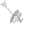 Luban Tree Silver Keychain (OM3)