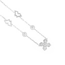Erth Silver Long Necklace  (EC13)