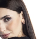 Mushawak's Rose Gold-Plated Silver Earrings - Large (MC2)