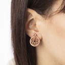 Sumood's Rose Gold-Plated Silver Earring (SC14)