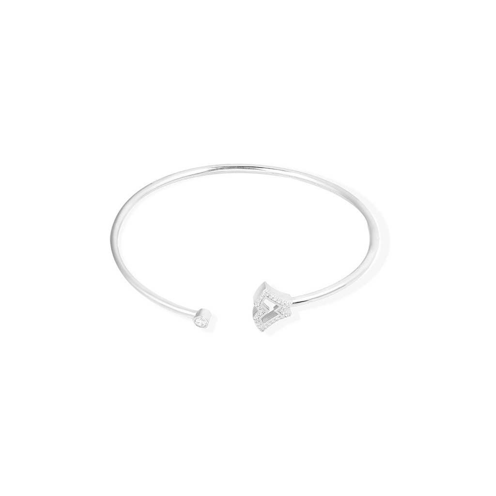 Erth Silver Bangle - Wahaj (EC1)