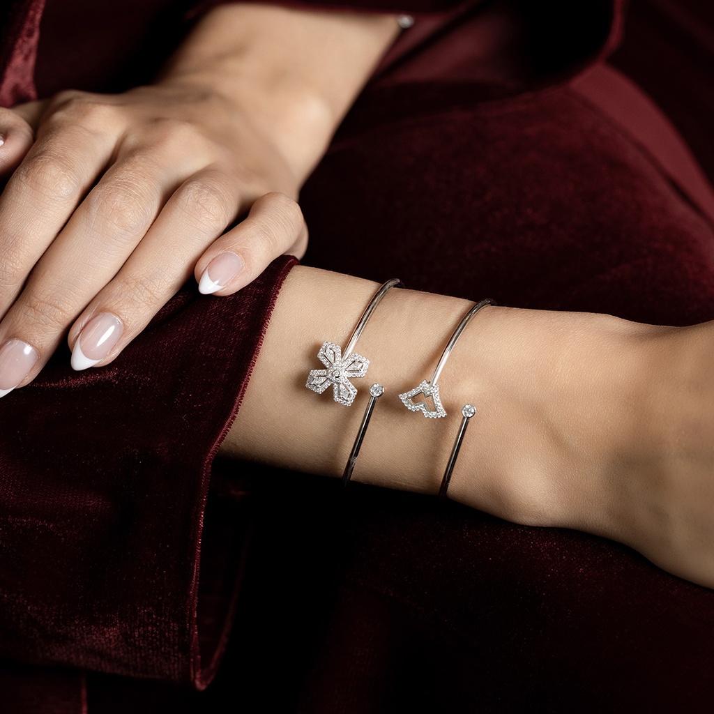 Erth Silver Bangle - Wahaj (EC1)