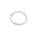 Omani Silver Mushawak Bangle - Thin