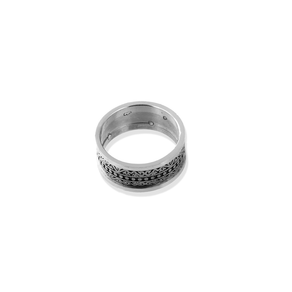 Men Silver Engagement Ring (MER128)