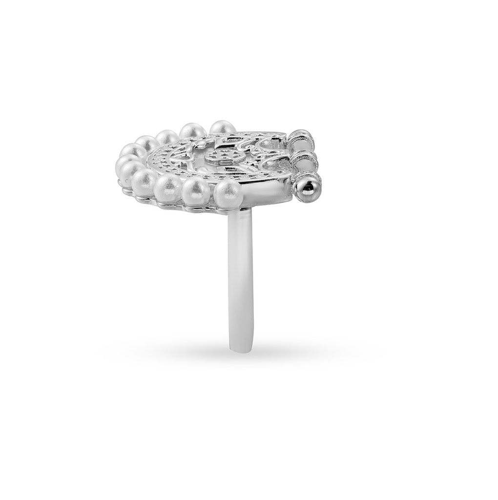 Kahilah's Silver Ring with Pearl   (KC7)