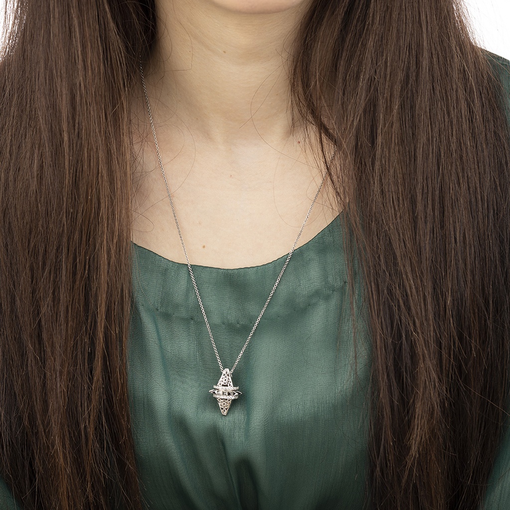 Zayan's Silver Necklace - Medium (ZC11)
