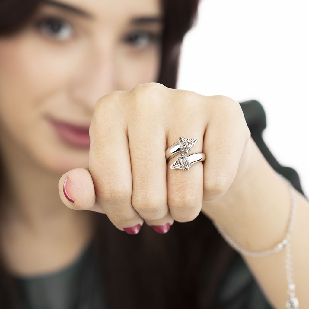 Zayan's Silver Ring - Double (ZC4)