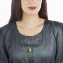 Zayan's Gold-Plated Silver Necklace with drops - Large (ZC51)