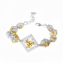 Omani Silver Teembe Bangle , partially gold plated (OTB125)