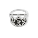 Kahila's Silver Ring with Black Onyx  (KC95)