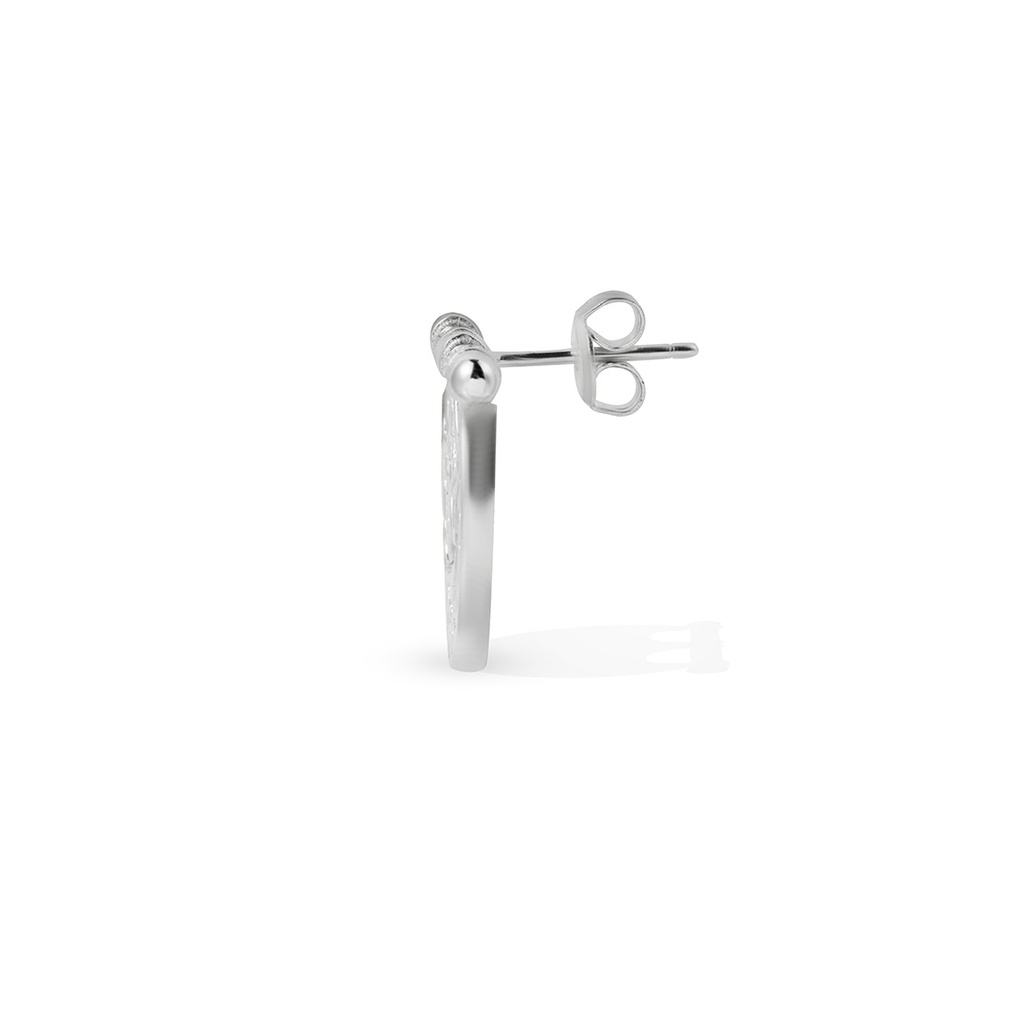 Kahila's Silver Earring with Black Onyx (KC107)