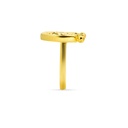 Kahila's Gold Plated- Silver Ring with Turquoise (KC82)
